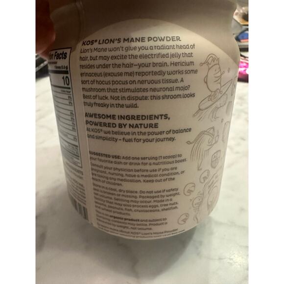 KOS Lions Mane Powder - Picture 4 of 5